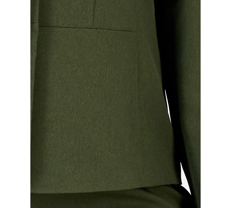 Le Suit Plus Two-Button Shawl Collar Blazer & Pant