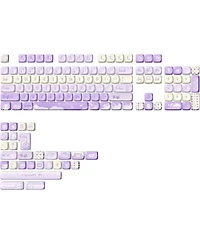 Lofree 132 Keys Moa Keycaps, Dye-Sublimation Pbt Custom Keycap Set, Cute Bear Customized Pattern Keycaps for Mx Switches Mechanical Gaming Keyboard