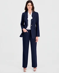 Tahari Asl Women's One-Button Peak-Lapel Jacket