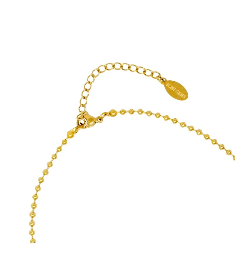 Zomi Gems Soccer Ball Necklace