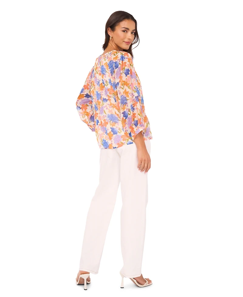 Vince Camuto Women's Ruffle Tie-Neck Blouse