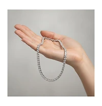 Rachel Glauber 4mm Tennis Necklace with Clear Cubic Zirconia for Women