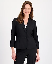 Le Suit Women's Two-Button Waist-Inset Pantsuit