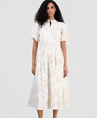 T Tahari Women's Tiered Midi Dress