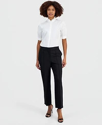 T Tahari Women's Pintucked Trousers