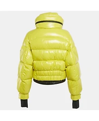 Pre-Owned Moncler Women's Grenoble Yellow Nylon Down Ski Jacket