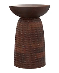 Simpli Home Boyd 16" Mango Wood Solid Tall Accent Table