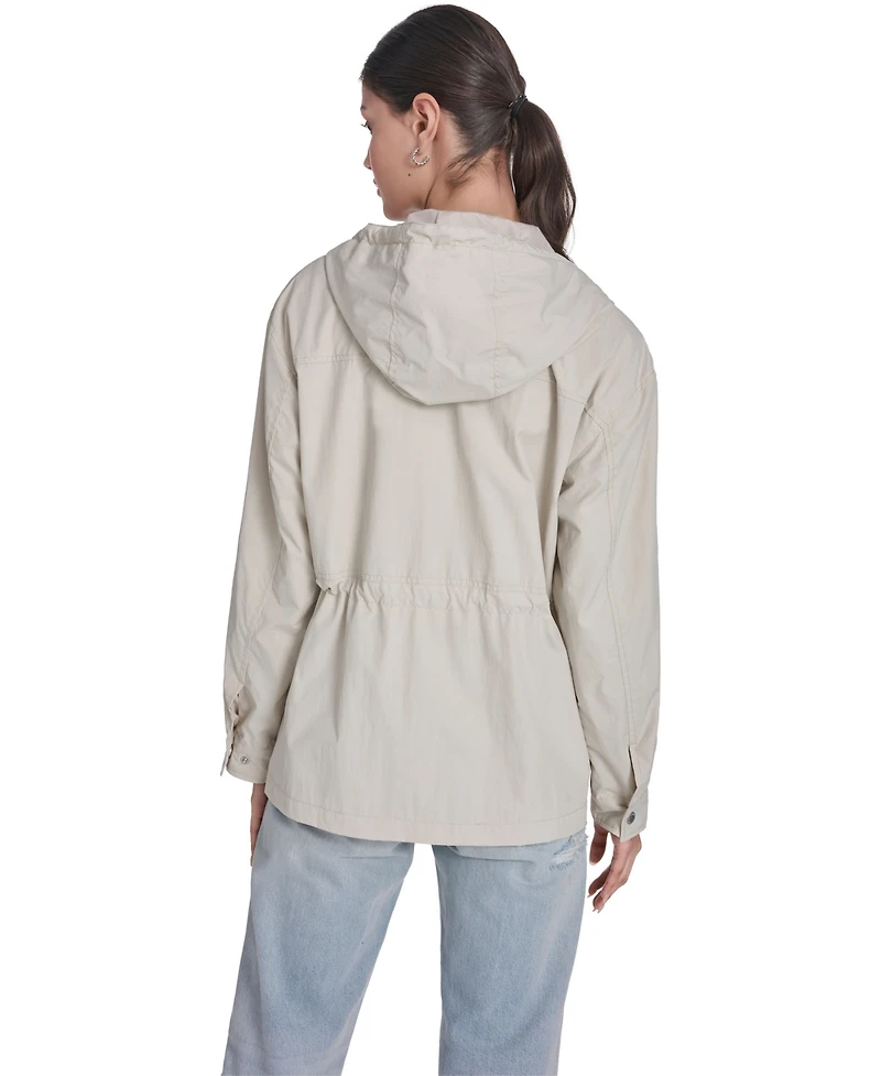 Levi's Women's Hooded Zipper and Button-Snap Jacket