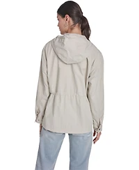 Levi's Women's Hooded Zipper and Button-Snap Jacket