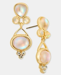 lonna & lilly White Post Stone Drop Earrings