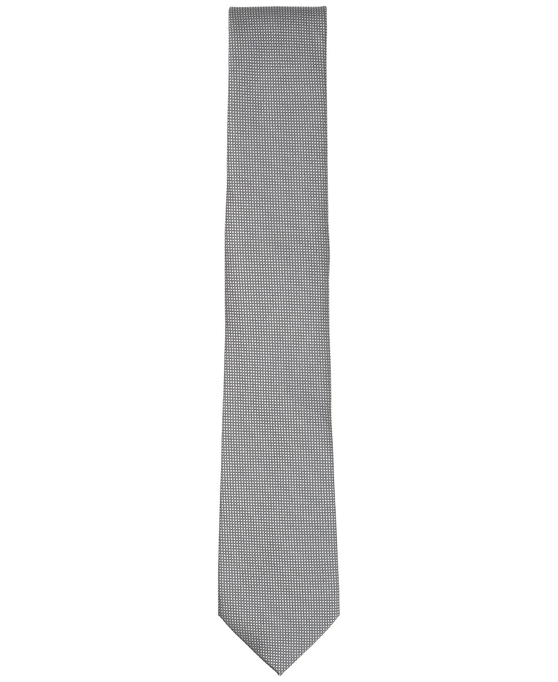 Alfani Men's Burnel Micro Check Slim Tie, Macy's Exclusive