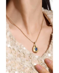 Retro Chic Fig Pendant Necklace