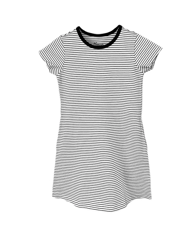 Mightly Toddler Girls Fair Trade Organic Cotton Short Sleeve T-Dress