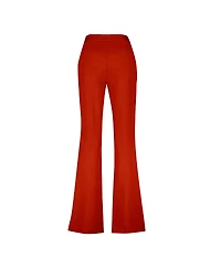 Ivonne Women's Semi-Flared Trousers