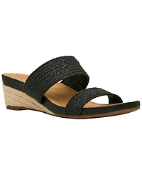 Anne Klein Women's Kapricorn Slip-On Dress Sandals