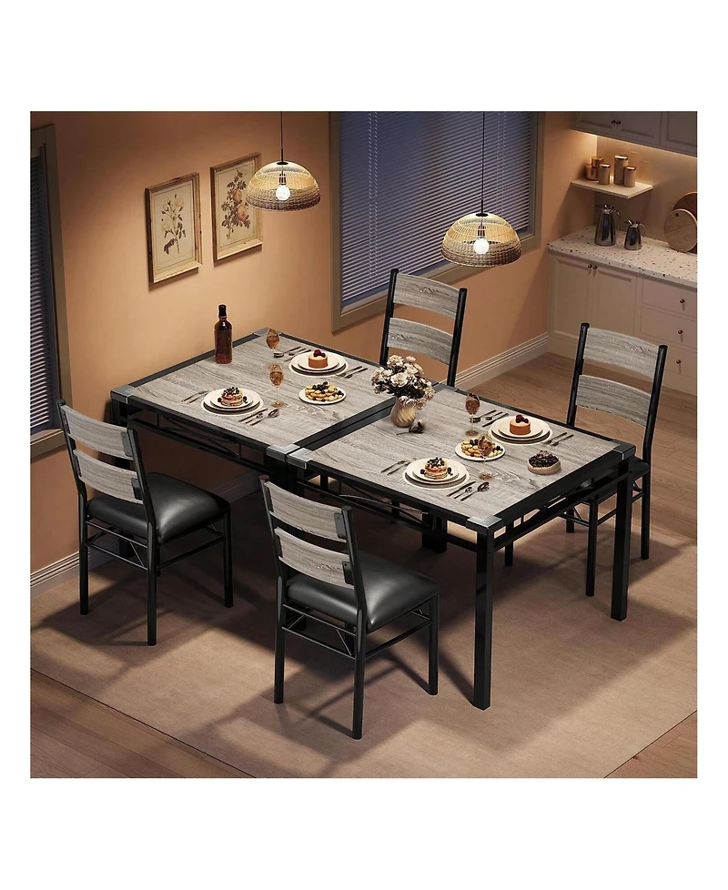Gaomon Kitchen Table Home Dining Table Set For 2 Wood Kitchen Table for Dining Room, Home Office, Living Room