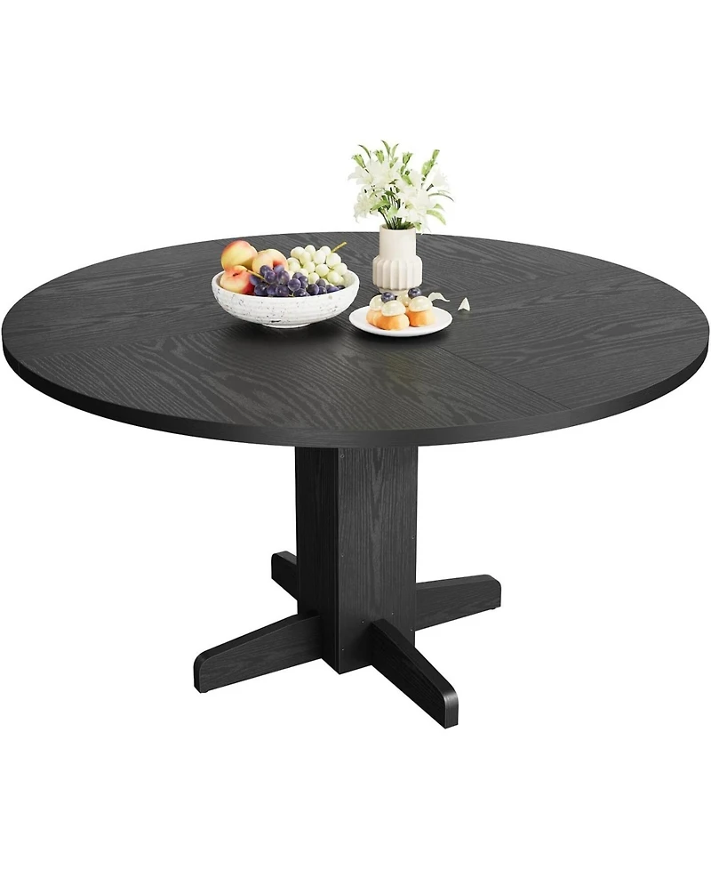 Gaomon Kitchen Table Round Dining Table for 4 to 47 Inch Round Dinner Table Farmhouse