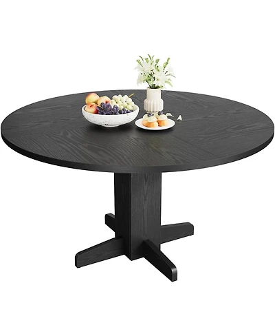 Gaomon Kitchen Table Round Dining Table for 4 to 47 Inch Round Dinner Table Farmhouse