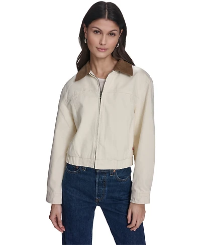 Levi's Women's Zip-Front Laydown Collar Coat