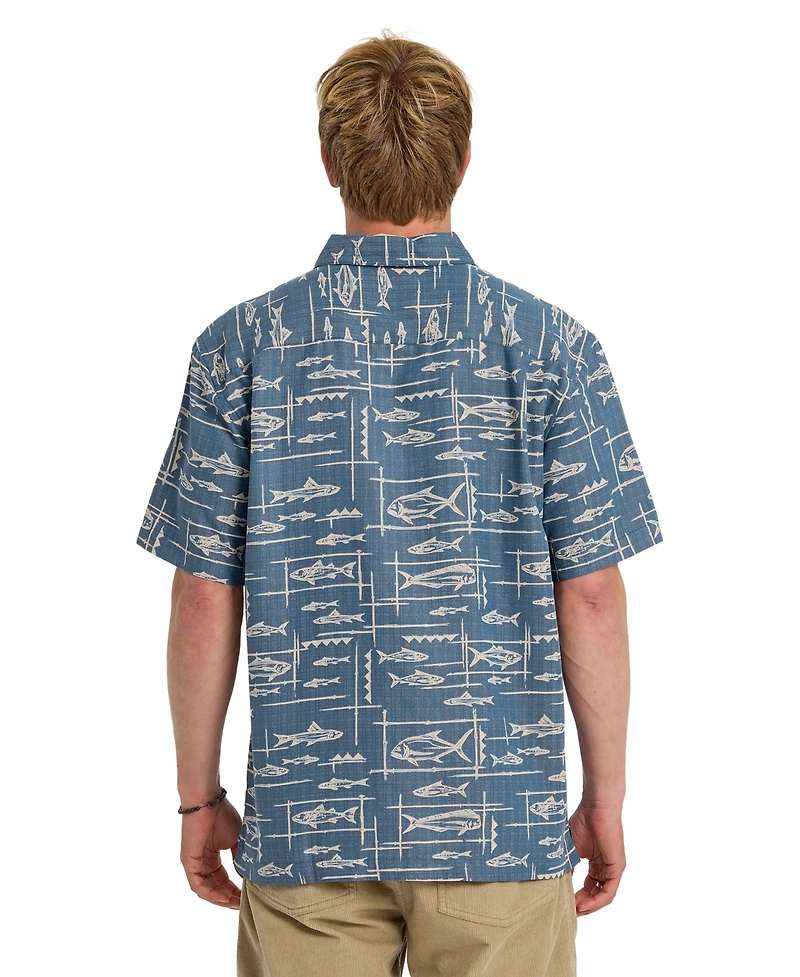 Quiksilver Waterman Men's Topanga Short-Sleeve Shirt