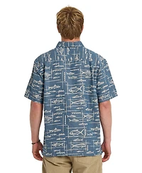 Quiksilver Waterman Men's Topanga Short-Sleeve Shirt