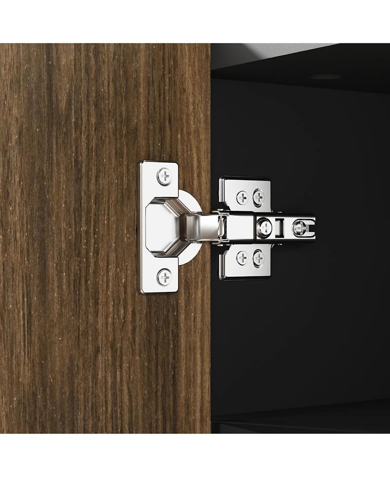 gaomon Large Shoe Cabinet with Doors,6-Tier Shoe Organizer with 2 Doors & Additional Hooks for Hallway, Entryway, Living Room