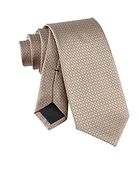 Calvin Klein Men's Grid Pattern Silk Tie