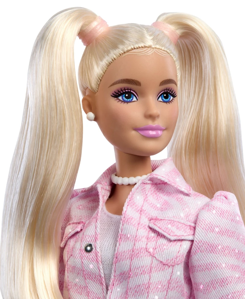 Barbie Deluxe Style Fashion Doll #9 in Denim Jacket and Skirt Set