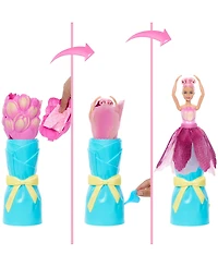 Barbie Petal Pop Scented Fashion Doll with Tulip Dress Reveal Accessories