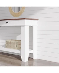 Gaomon Kitchen Table 54 Inch Long Console Table Wooden Entryway Table for Dining Room