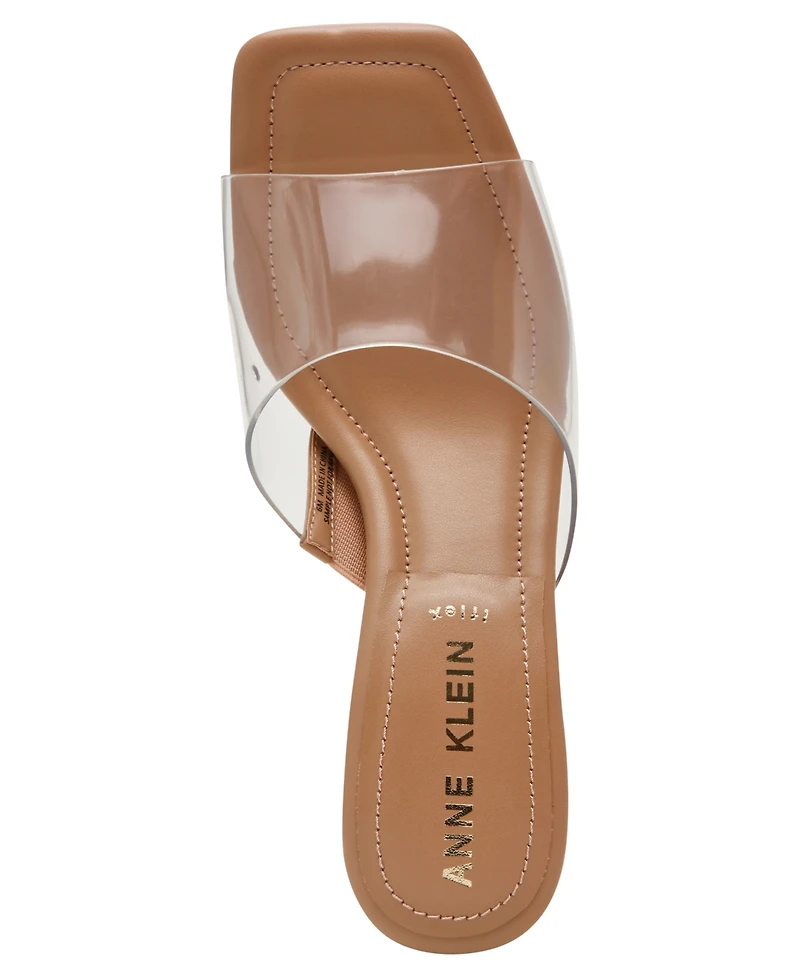 Anne Klein Women's Jerilyn Square Toe Mule Dress Sandals