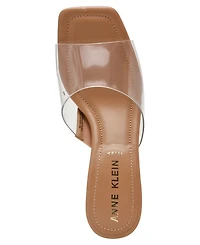 Anne Klein Women's Jerilyn Square Toe Mule Dress Sandals
