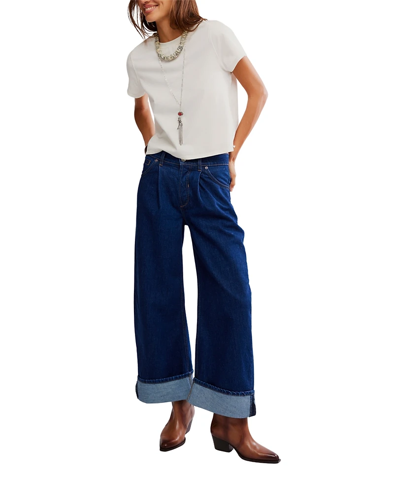 Free People Women's Alia Wide Leg Jeans