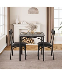 Gaomon Kitchen Table Small Dining Table Set for Dining Room, Home Office, Living Room
