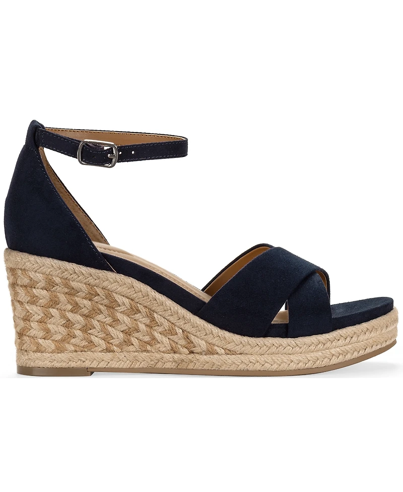 Style & Co. Women's Theaa X-Band Wedge Espadrilles Sandals, Macy's Exclusive
