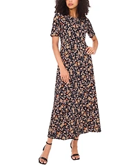 Vince Camuto Women's Crew Neck Short-Sleeve Dress