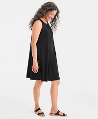 Style & Co Women's Lace-Up Sleeveless Dress, Macy's Exclusive