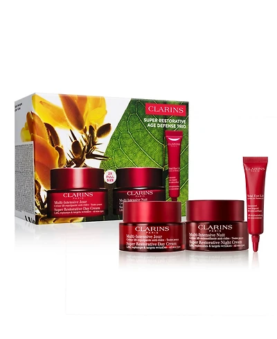 Clarins 3-Pc. Super Restorative Day and Night Kit Set