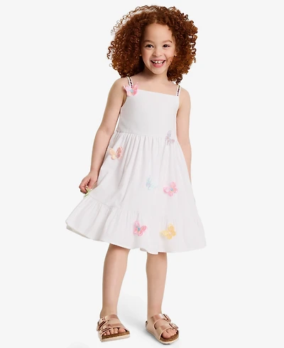 Blueberi Boulevard Girls' 2T-6X Dimensional Butterfly Dress