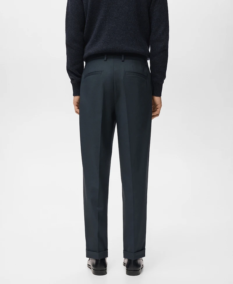 Mango Men's Boston Slim-Fit Suit Trousers