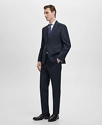 Mango Men's Venice Virgin Wool Suit Pants