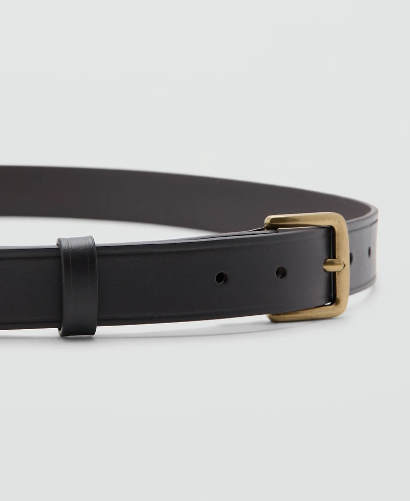 Mango Men's Leather Belt