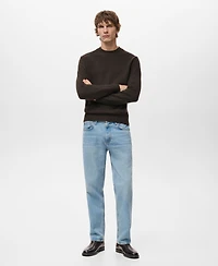 Mango Men's Italian Wool Knitted Sweater