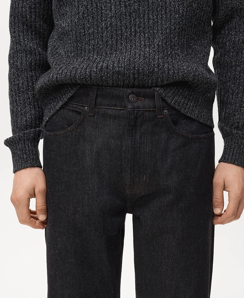 Mango Men's Regular Fit Cotton Jeans