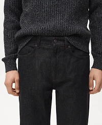 Mango Men's Regular Fit Cotton Jeans