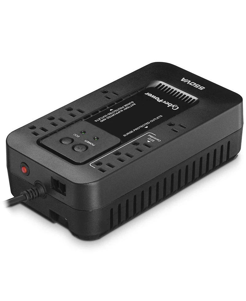 CyberPower Ecologic EC550G Compact 8 Outlets 550VA 330W Ups, Eco Mode
