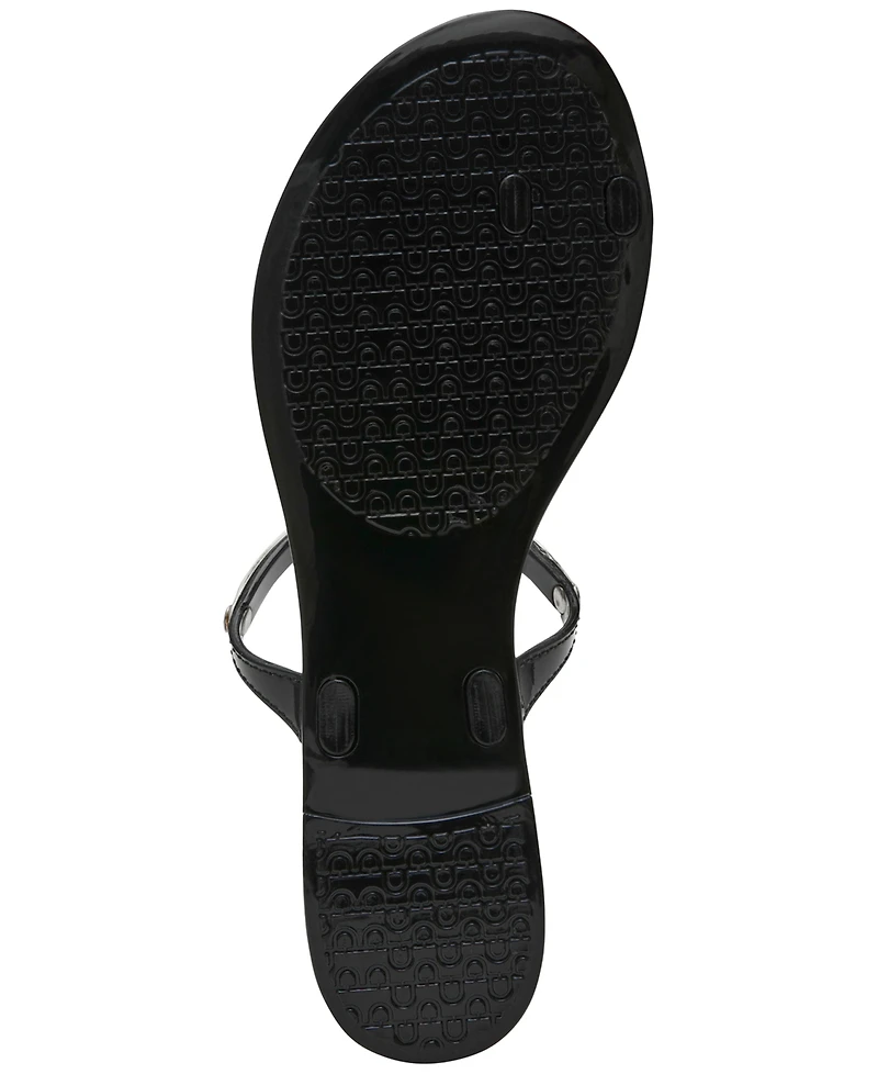 Dv Dolce Vita Women's Ivonna Embellished Toe Ring Jelly Flat Sandals