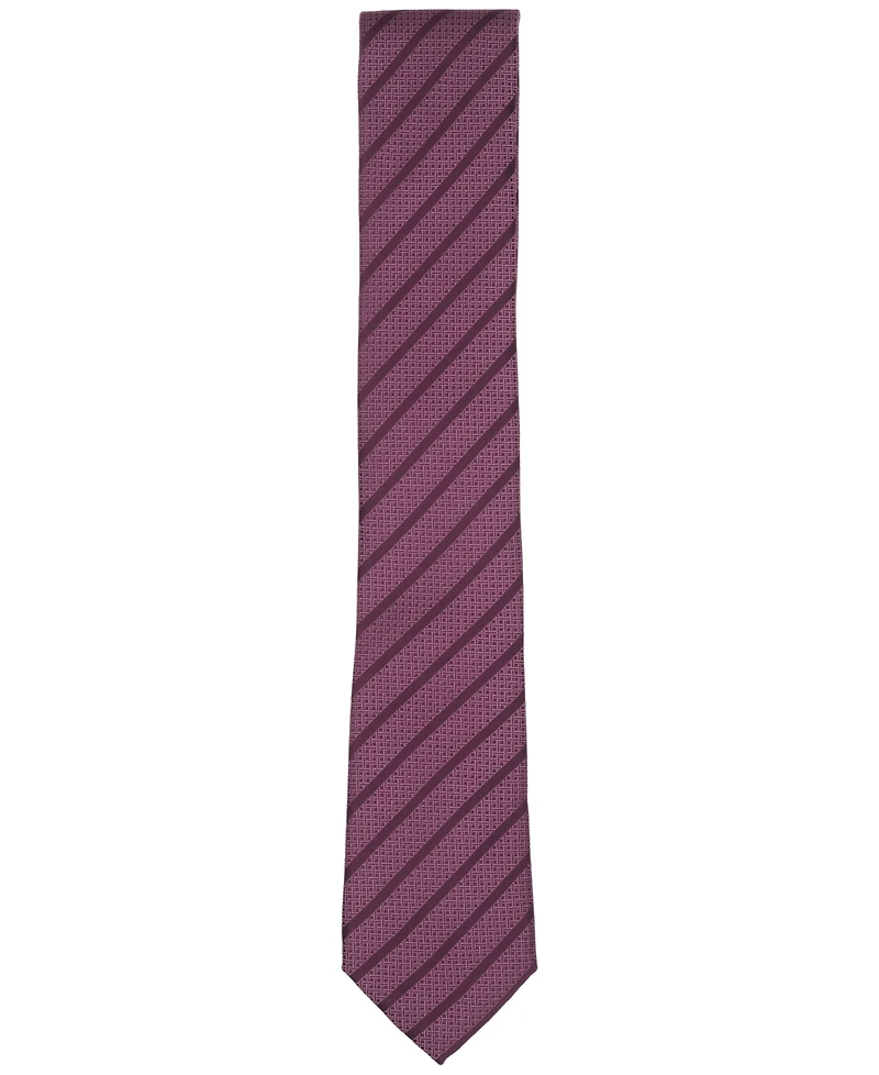 Alfani Men's Saxon Striped Slim Tie, Macy's Exclusive