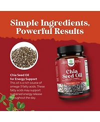Nature's Craft Chia Seed Extract Capsules, 60ct
