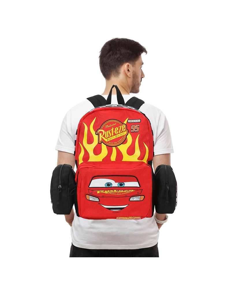 Cars Lightning McQueen Rusteze Bumper Ointment 16.5” Red Backpack